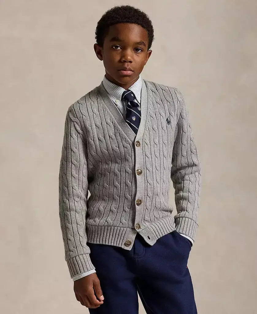 Boys V-Neck Cardigan